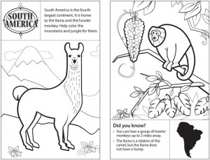 Activity book inside pages